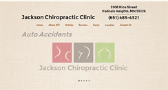 Desktop Screenshot of jacksonchiropracticclinic.com